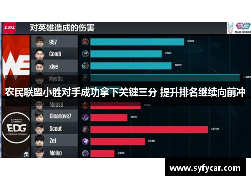 农民联盟小胜对手成功拿下关键三分 提升排名继续向前冲